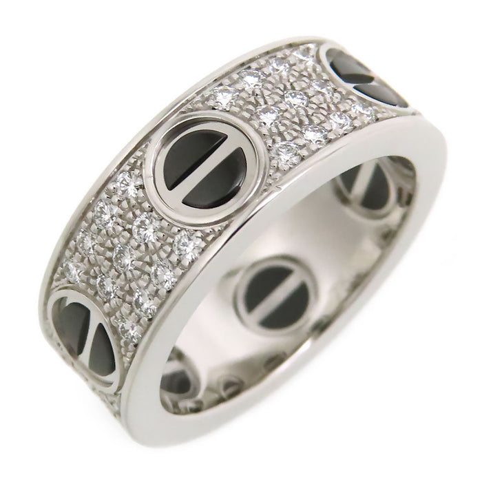 CARTIER 
ラブ リング パヴェダイヤモンド リング