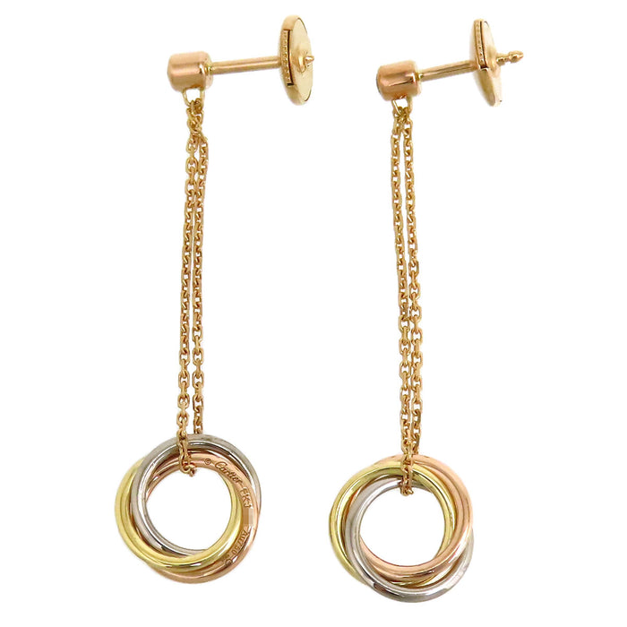 CARTIER 
ベビートリニティ ダイヤモンド ピアス