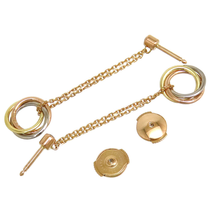 CARTIER 
Boucles d'oreilles Bébé Trinity en diamant