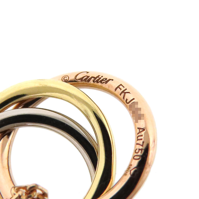 CARTIER 
Boucles d'oreilles Bébé Trinity en diamant