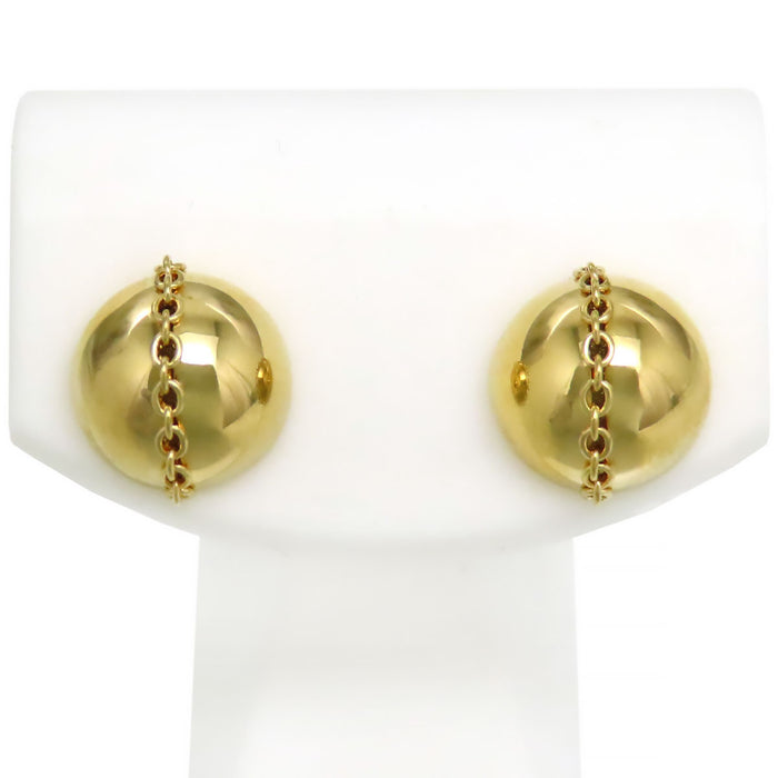 TIFFANY&Co. Hardware Bolt Stud Ball Chain Earrings