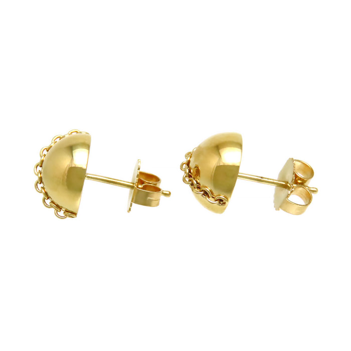TIFFANY&Co. Hardware Bolt Stud Ball Chain Earrings