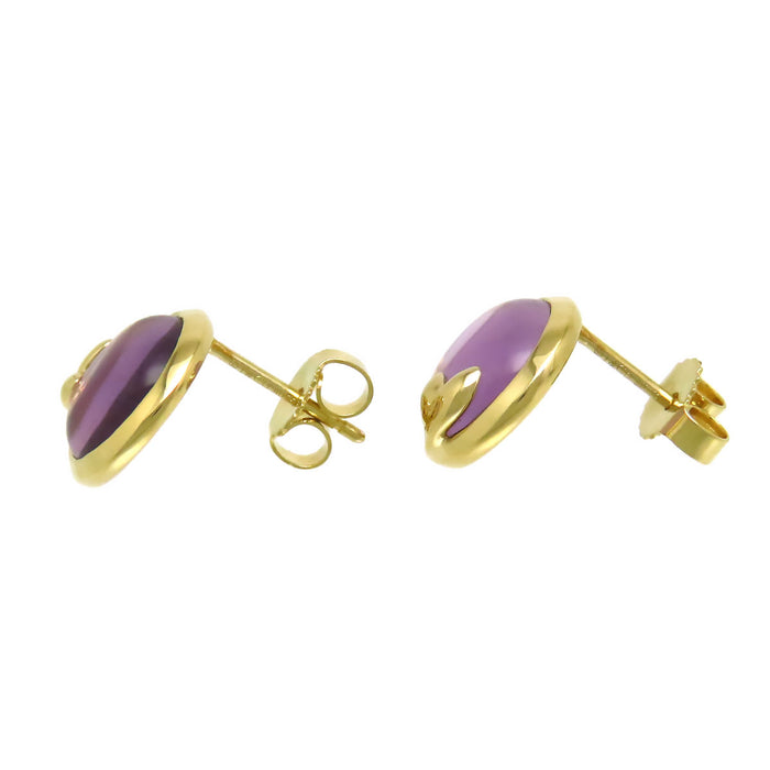 TIFFANY&Co. 
Olive Leaf Amethyst Earrings