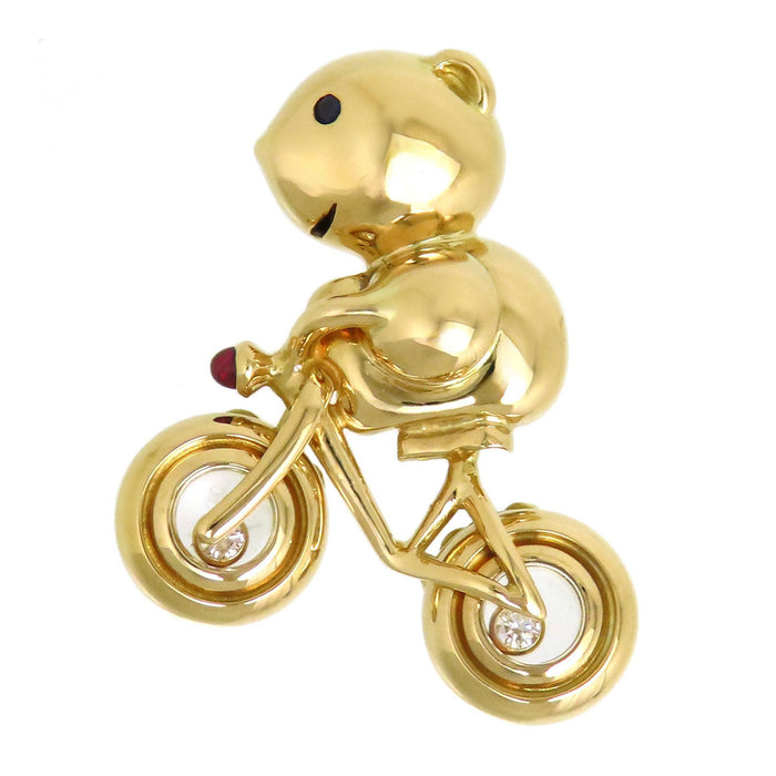 Chopard 
Broche ours cycliste
