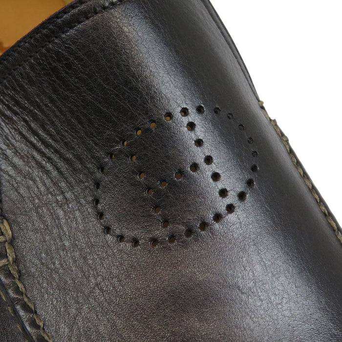 HERMES 
H アッシュ ロゴ ステッチ ドレスシューズ レザー 
エヴリン ローファー HERMES -Authentic Pre-owned ローファー by TS Trading Co., Ltd.