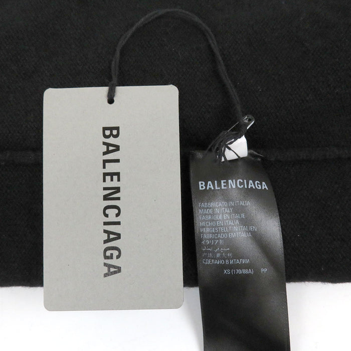 BALENCIAGA 
ロゴ 総柄 2022年製 
オールオーバーロゴ カシミヤ クルーネック ニット