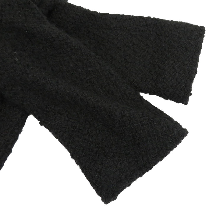 CHANEL 
COCO CC ロゴボタン ジップアップ 
ココマーク ツイード ノーカラージャケット