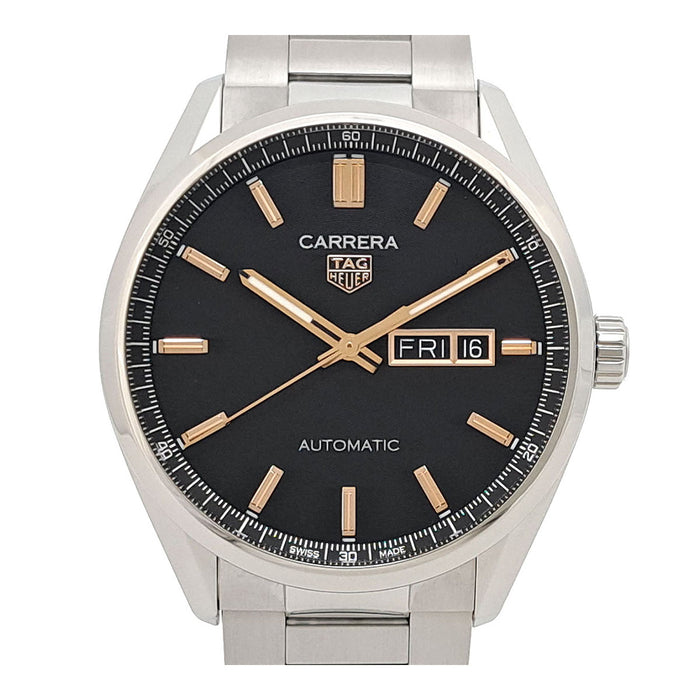 TAG HEUER 
カレラ キャリバー5 デイデイト 
箱ギャラ付