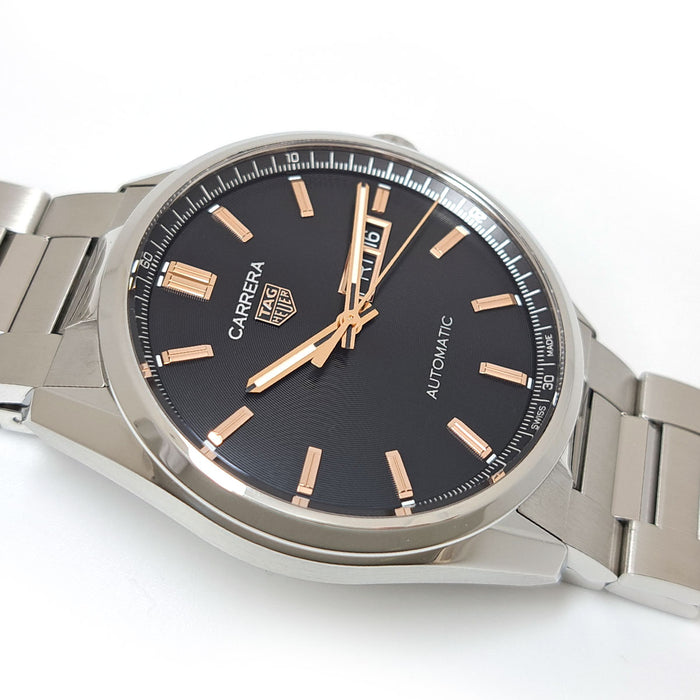 TAG HEUER 
カレラ キャリバー5 デイデイト 
箱ギャラ付