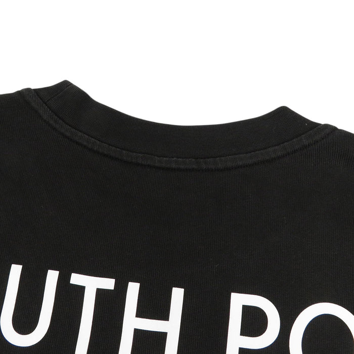 MONCLER 
Écusson Coton Fabriqué en 2022 
T-shirt à manches longues avec logo imprimé LS