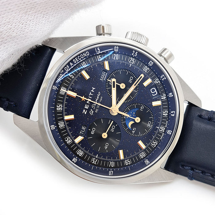 ZENITH 
クロノマスター オリジナル トリプルカレンダー アベンチュリン クロノグラフ 
箱ギャラ付