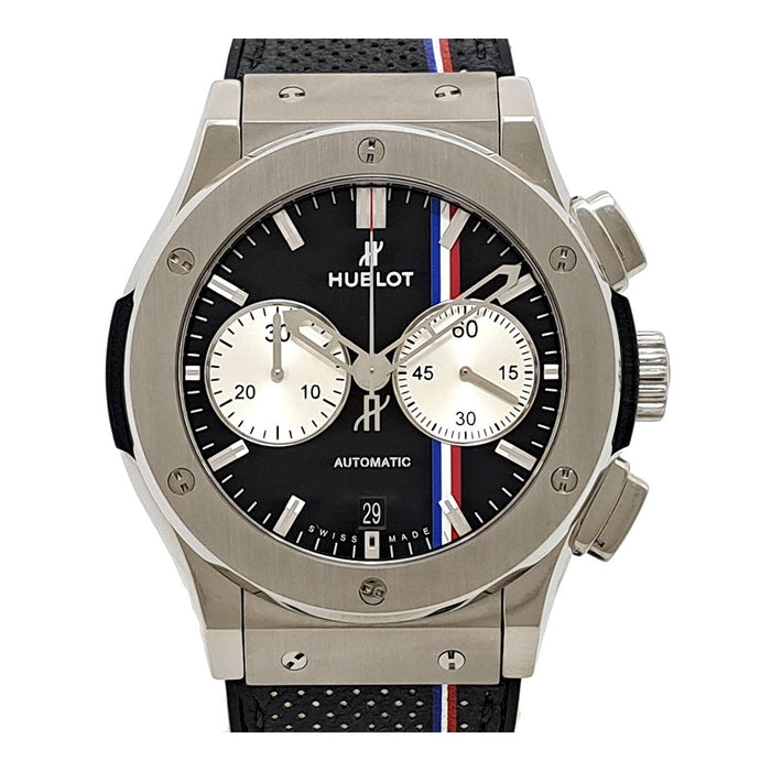 HUBLOT 
クラシックフュージョン チタニウム 世界限定 クロノグラフ 
箱ギャラ付