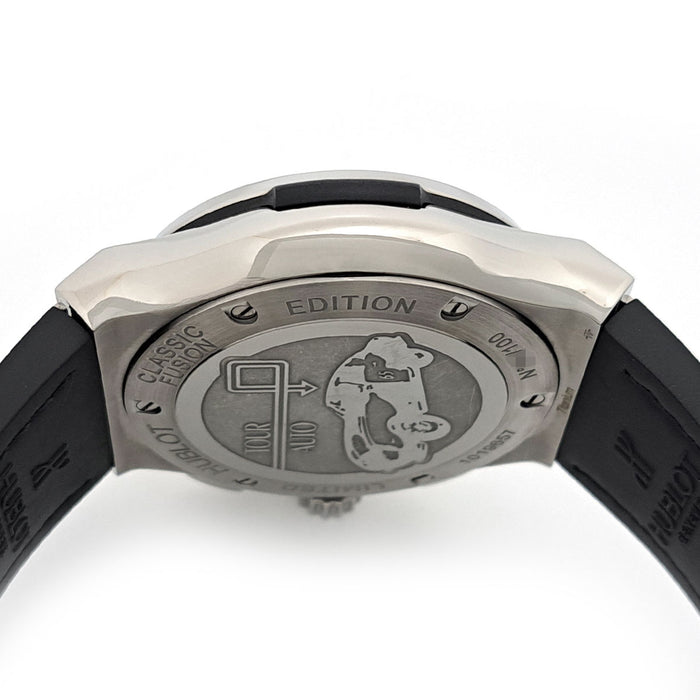 HUBLOT 
クラシックフュージョン チタニウム 世界限定 クロノグラフ 
箱ギャラ付