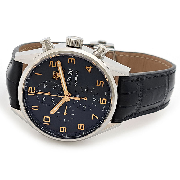 泰格豪雅 卡莱拉 卡里伯16 日历计时码表 附带盒子和保修卡