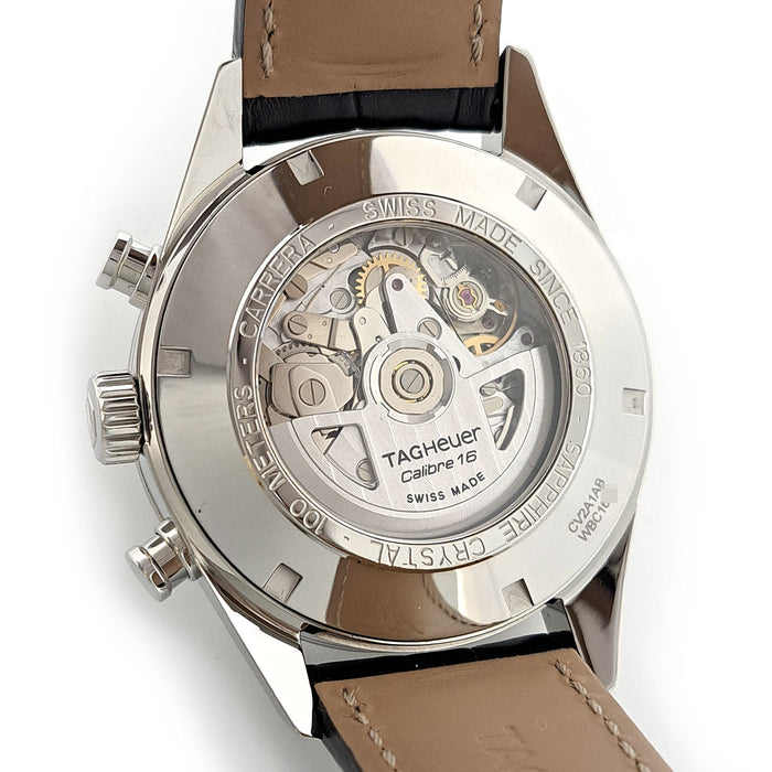 泰格豪雅 卡莱拉 卡里伯16 日历计时码表 附带盒子和保修卡