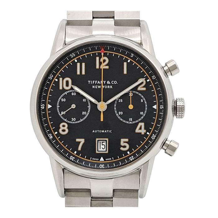 TIFFANY&Co. 
CT60 クロノグラフ 
箱ギャラ付
