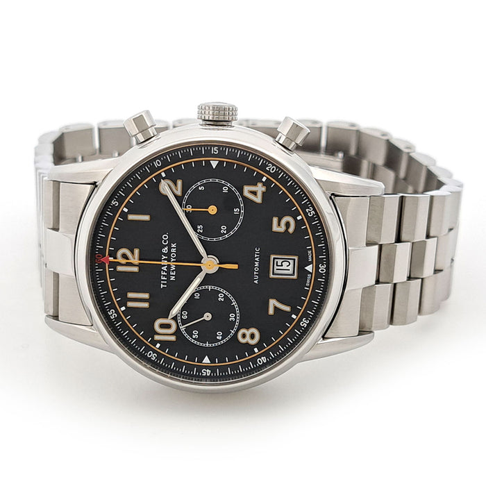 TIFFANY&Co. 
CT60 クロノグラフ 
箱ギャラ付