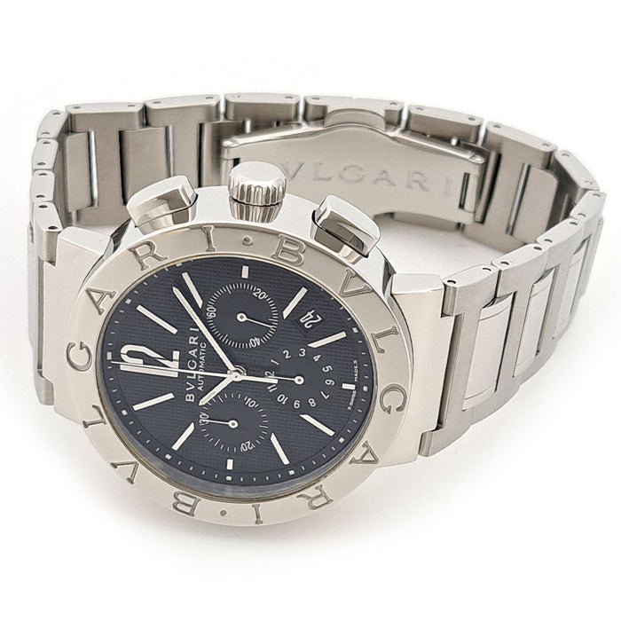 BVLGARI 
Chronographe Bulgari Bulgari 
Avec boîte et certificat