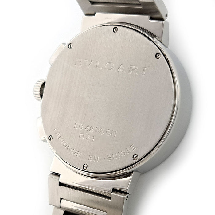 BVLGARI 
Chronographe Bulgari Bulgari 
Avec boîte et certificat