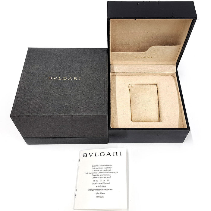 BVLGARI 
Chronographe Bulgari Bulgari 
Avec boîte et certificat