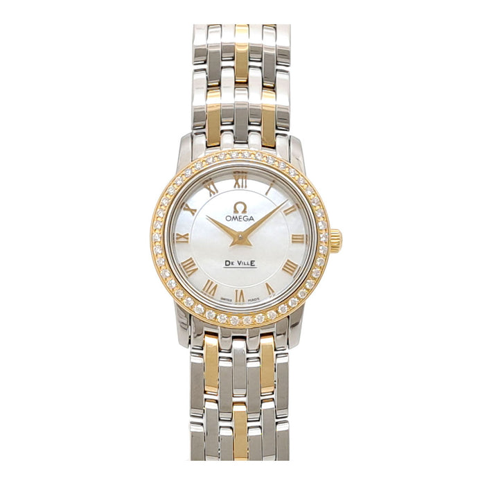 OMEGA 
デビル プレステージ シェル文字盤 ダイヤベゼル 
箱ギャラ付