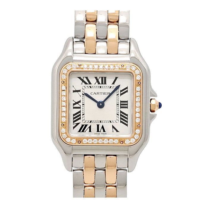 CARTIER 
パンテール ドゥ カルティエ MM ダイヤベゼル 
箱ギャラ付