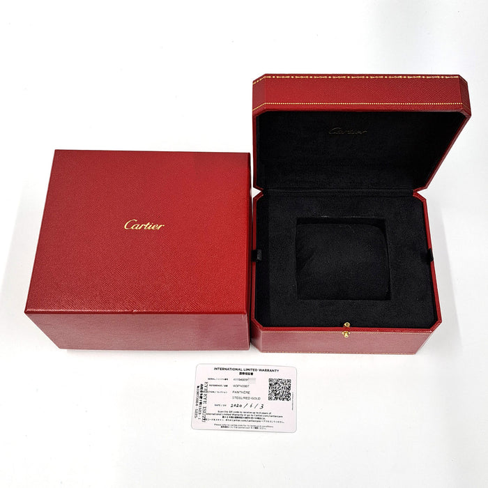 CARTIER 
パンテール ドゥ カルティエ MM ダイヤベゼル 
箱ギャラ付