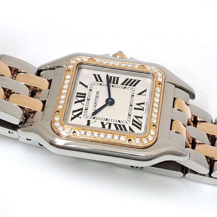 CARTIER 
パンテール ドゥ カルティエ MM ダイヤベゼル 
箱ギャラ付