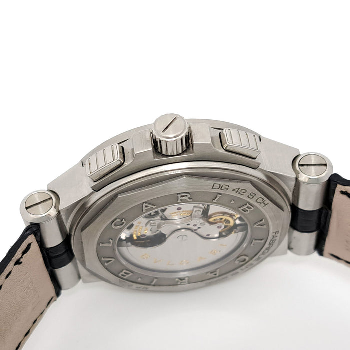 BVLGARI 
ディアゴノ カリブロ 303 クロノグラフ 
箱ギャラ付