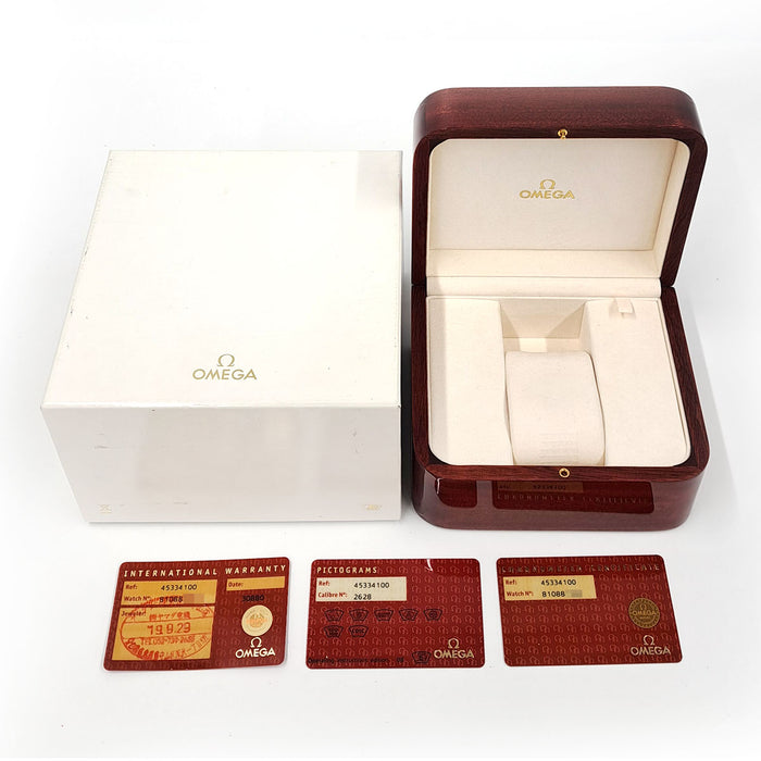 OMEGA 
De Ville Co-Axial GMT 
Con scatola e garanzia