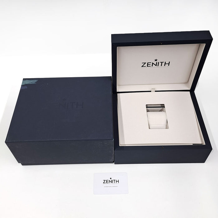 ZENITH 
クロノマスター スポーツ ブルー クロノグラフ 
箱ギャラ付