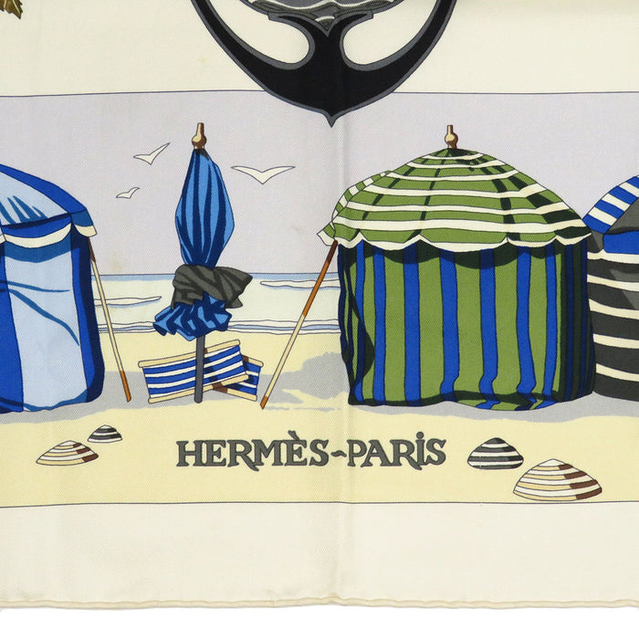 HERMES 
ノルマンディ海岸の魅力 スカーフ 大判 シルク 
カレ 90 CHARMES DES PLAGES NORMANDES