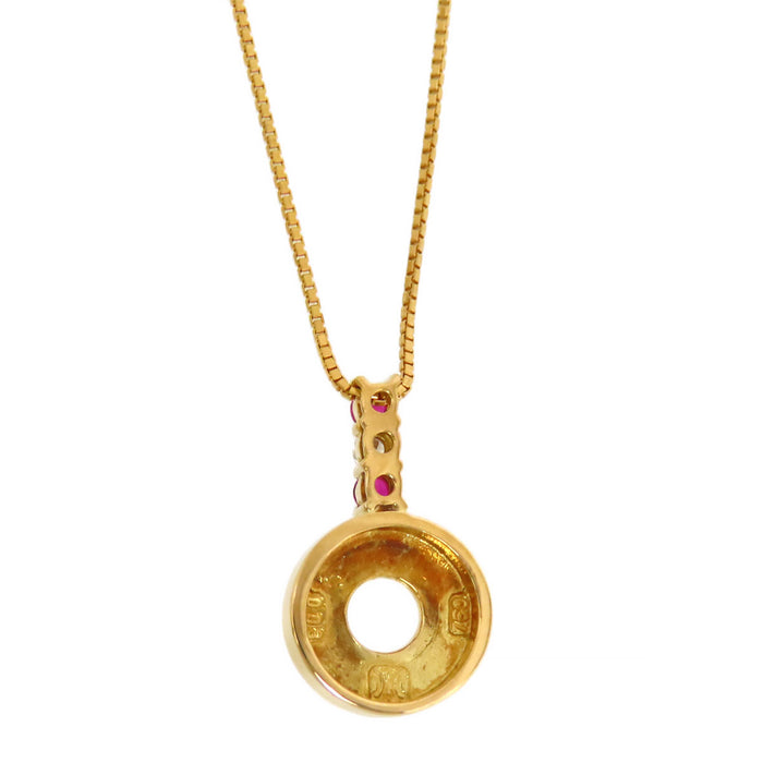 CELINE 
ルビー ダイヤモンド ネックレス