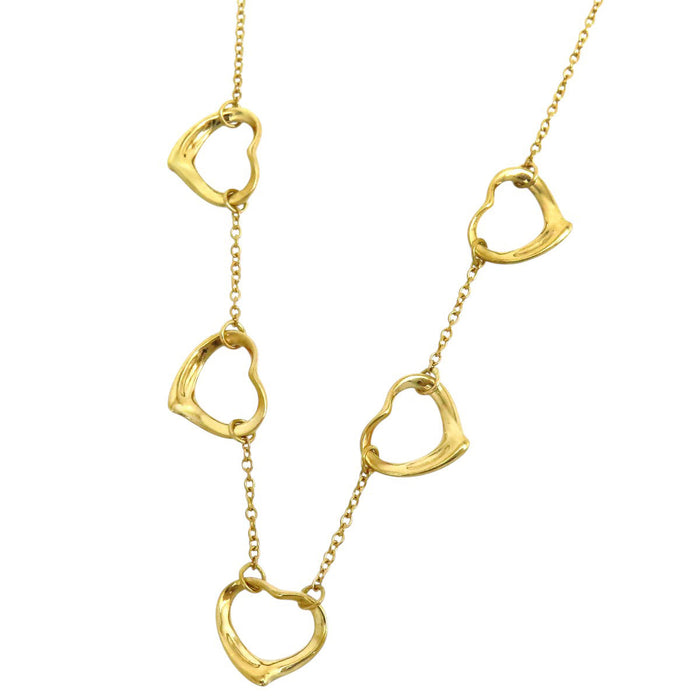 TIFFANY&Co. 
オープンハート ネックレス 5モチーフ