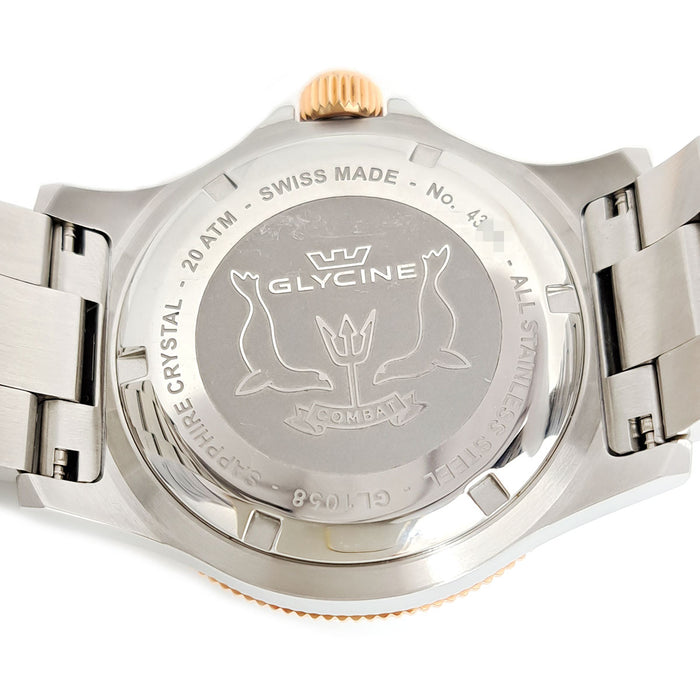 GLYCINE 
コンバットサブGMT 
箱ギャラ付