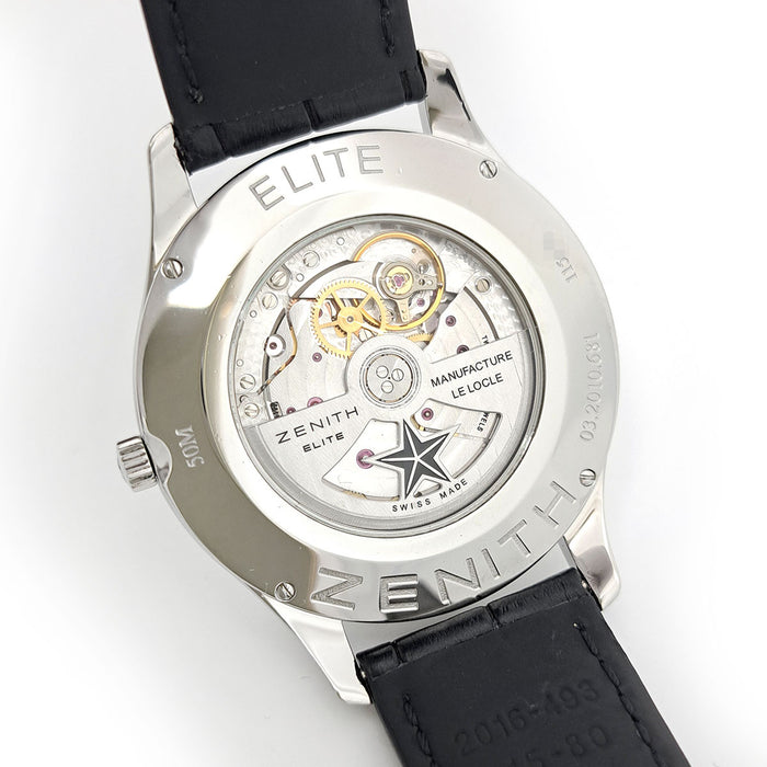 真力時  
精英 超薄  
附盒及保證書