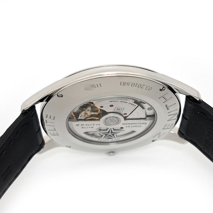 真力時  
精英 超薄  
附盒及保證書