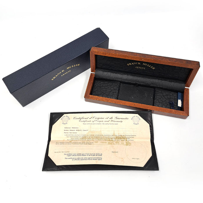 FRANCK MULLER  
Tonneau Curved Green Dial  
With Box and Certificate