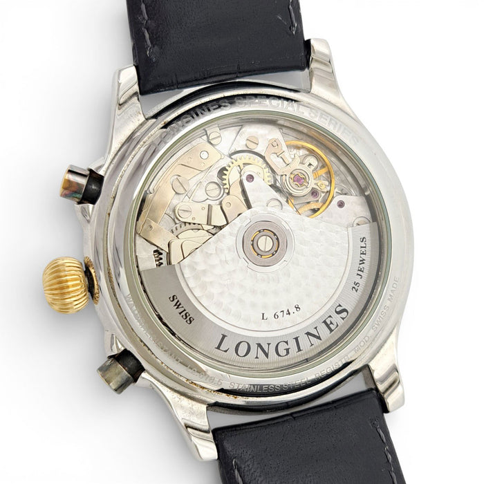 LONGINES 
リンドバーク クロノグラフ