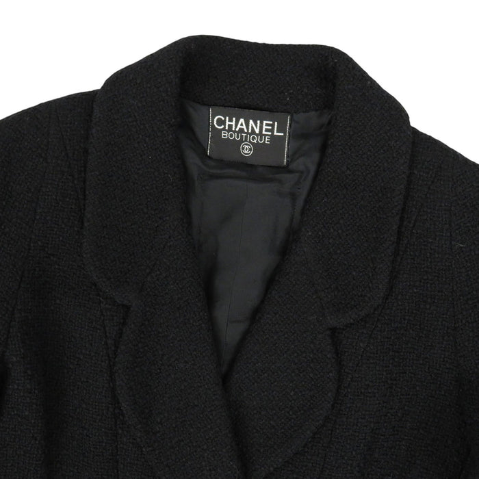 CHANEL 
COCO CC ココボタン ロゴ 
ココマーク ツイード コート