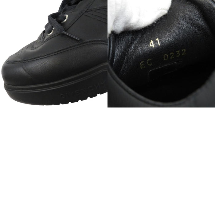 GIVENCHY 
ロゴ レースアップ 
G4 レザー ローカット スニーカー
