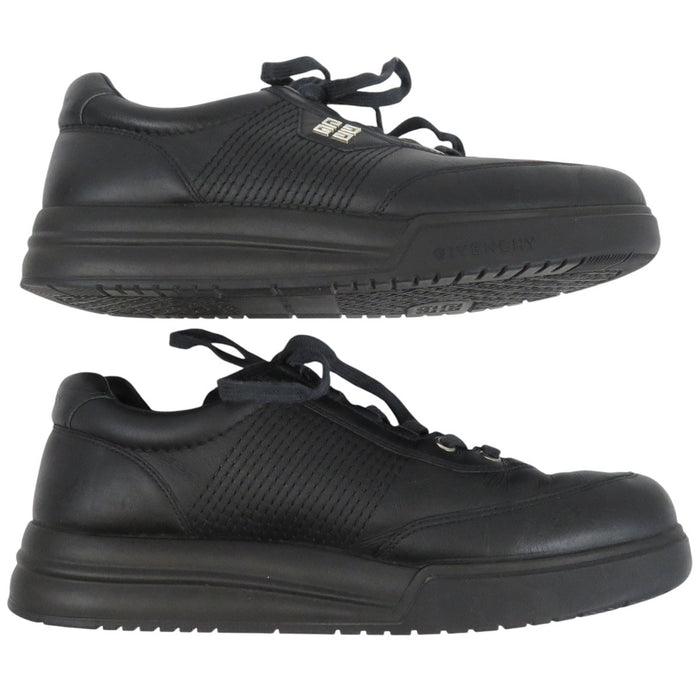 GIVENCHY 
ロゴ レースアップ 
G4 レザー ローカット スニーカー