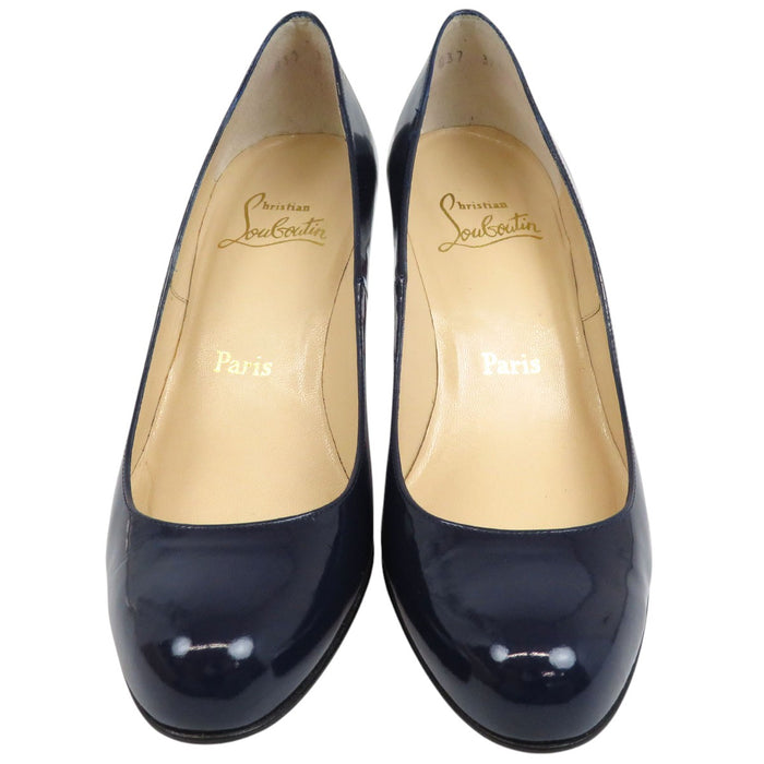Christian Louboutin  
高跟鞋 圆头 漆皮  
SIMPLE PUMP 70 女鞋