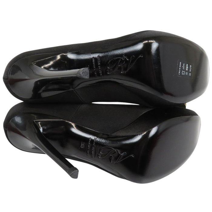 ROGER VIVIER 
ラインストーン 
ビジュー バックル ハイヒール パンプス