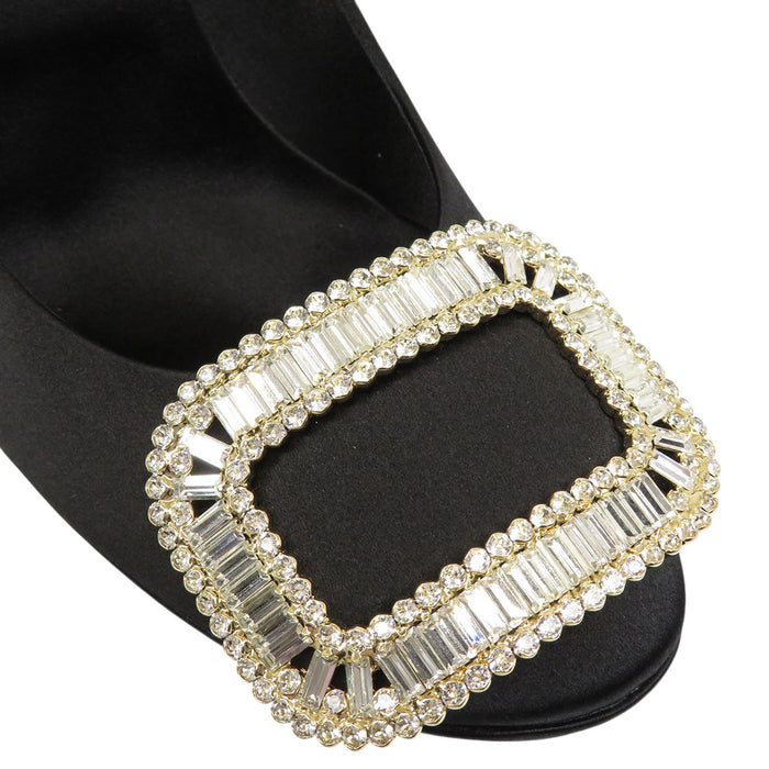 ROGER VIVIER 
ラインストーン 
ビジュー バックル ハイヒール パンプス