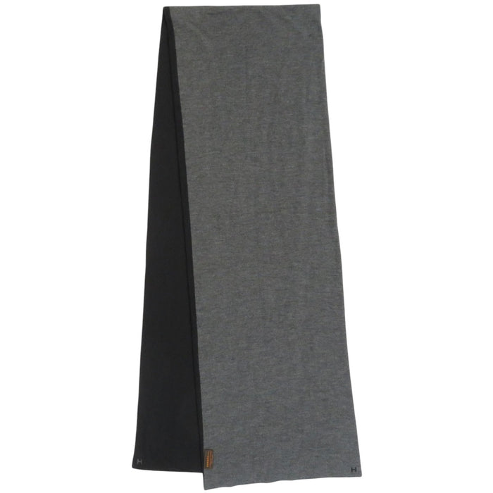 HERMES 
Hロゴ アッシュ カシミヤ シルク リバーシブル 
アレ ルトゥール マフラー