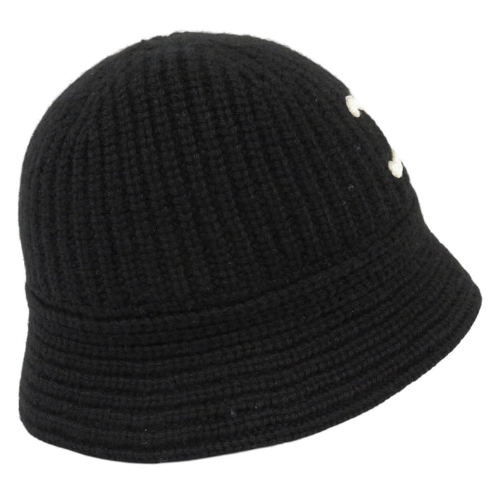 CELINE 
ロゴ ニット 
トリオンフ クロシェ カシミヤ バケットハット