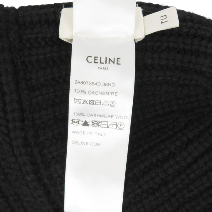 CELINE 
ロゴ ニット 
トリオンフ クロシェ カシミヤ バケットハット