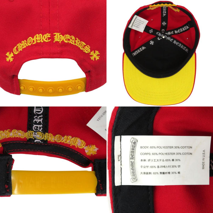 CHROME HEARTS 
クロスボール CHプラス 刺繍 
5パネル CH キャップ