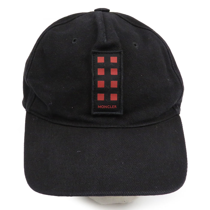 MONCLER PALM ANGELS 徽章标志刺绣棉质 8号 贝雷帽 棕榈天使联名棒球帽